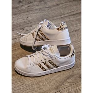 Size 7 1/2 Leopard Print ADIDAS Shelltoe Shoes
